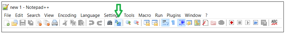 Replacing URL with Notepad++